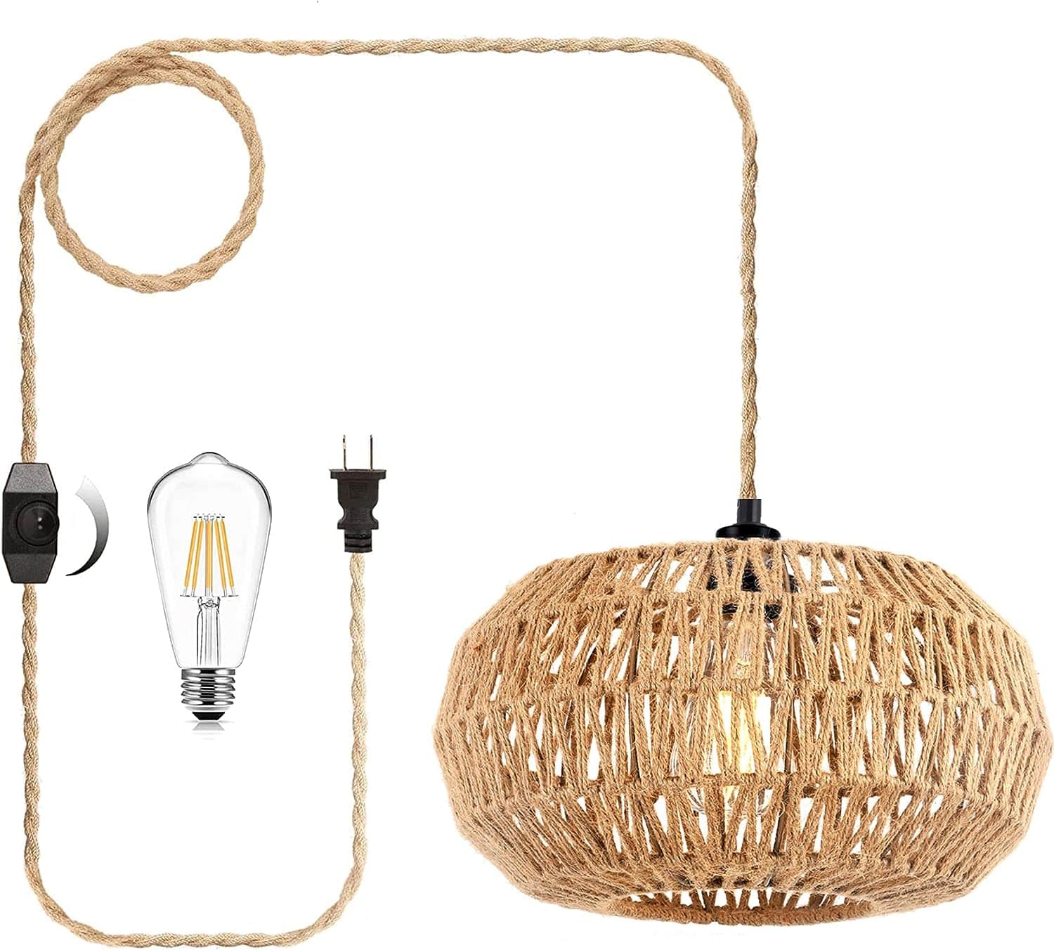 Enhance Your Space with the QIYIZM Plug In Pendant Light: A Review