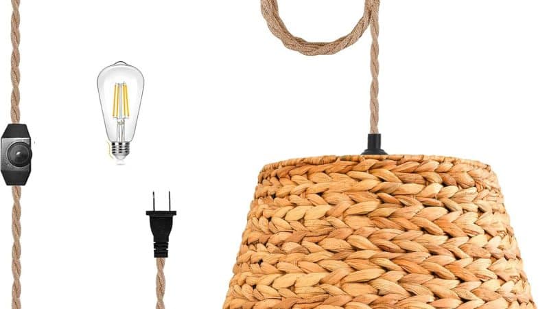 QIYIZM Plug in Pendant Light: A Stylish and Versatile Lighting Solution