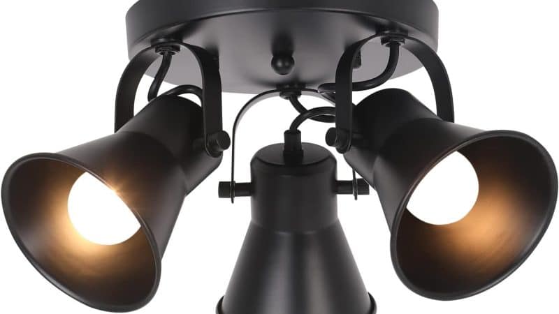 SEEBLEN 3-Light Industrial Track Lighting: A Modern Illumination Solution for Your Home