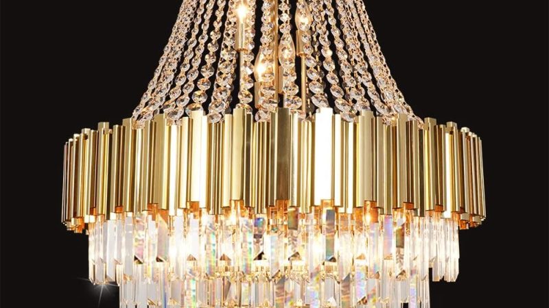 ANTILISHA Gold Crystal Chandelier Review: Add Elegance and Glamour to Your Space