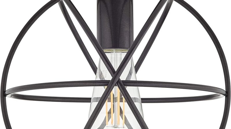 Linea di Liara Avesso Farmhouse Flush Mount Ceiling Light Fixture: A Rustic Touch for Modern Homes