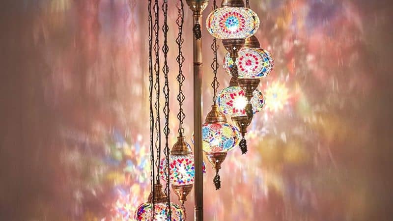DEMMEX Turkish Moroccan Colorful Mosaic Multicolor Boho Floor Lamp Review