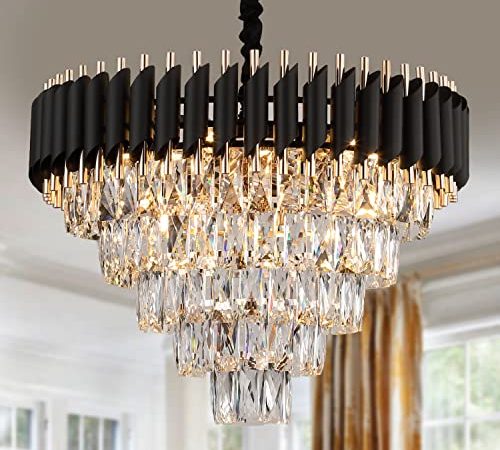 AXILIXI Crystal Chandelier Contemporary: A Stunning Addition to Your Home Décor